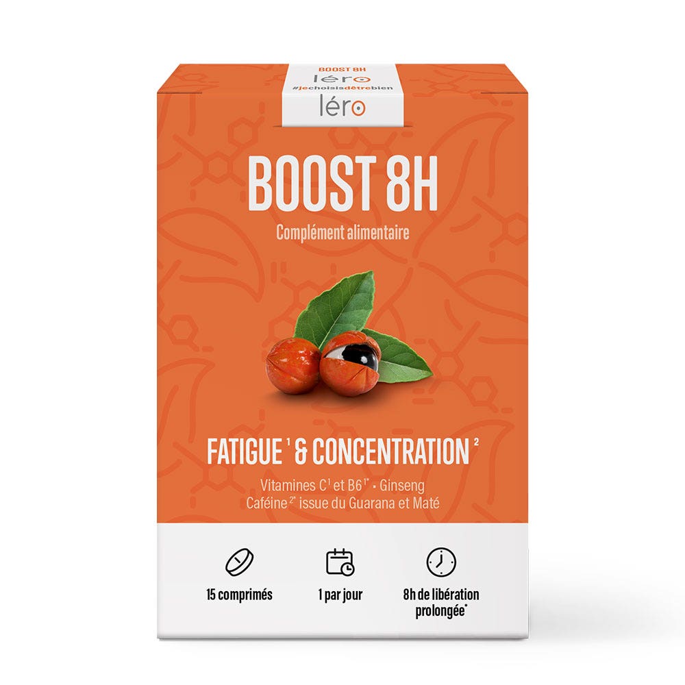 Lero Boost 8H Stanchezza e concentrazione 15 compresse