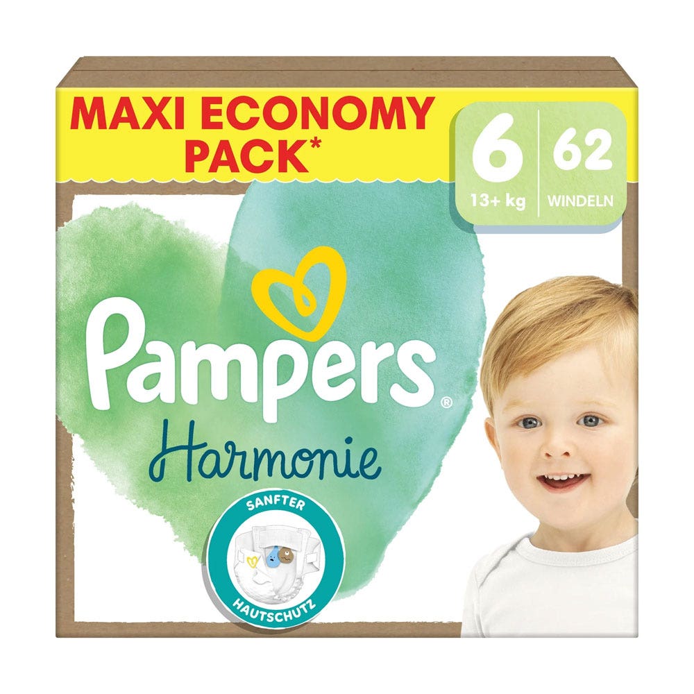 Pampers Harmonie Taglia 6 13kg et plus x62