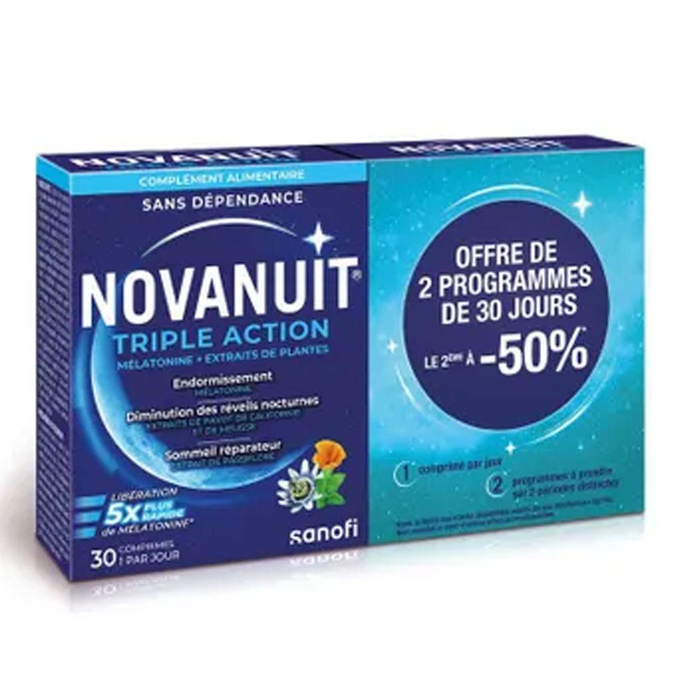 Novanuit Tripla azione 2x30 compresse