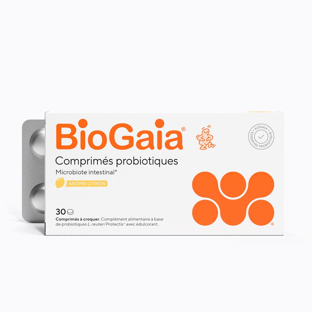 Biogaia Probiotici Gusto Limone 30 Compresse Masticabili