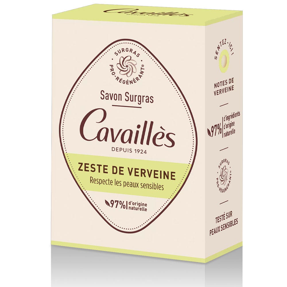 Cavaillès Surgras Pro-rigenerante Sapone alla scorza di Verbena 100g