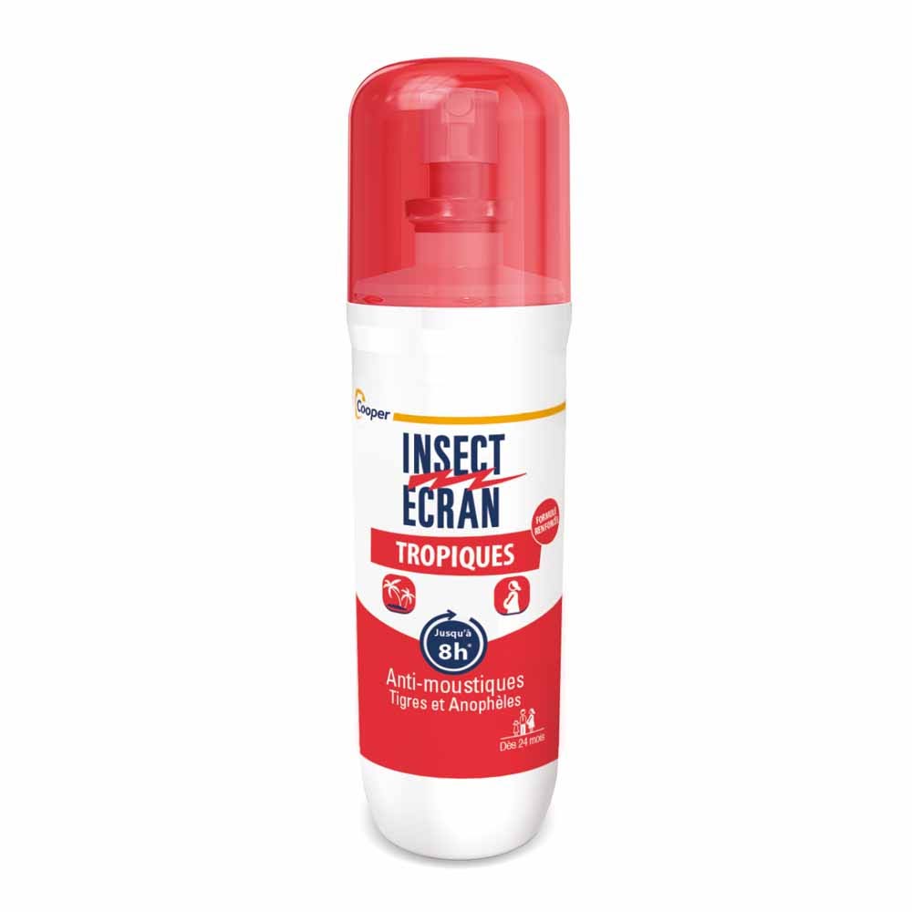 Insect Ecran Pelle Spray anti-zanzare tropici 8 ore a partire da 24 mesi 75 ml
