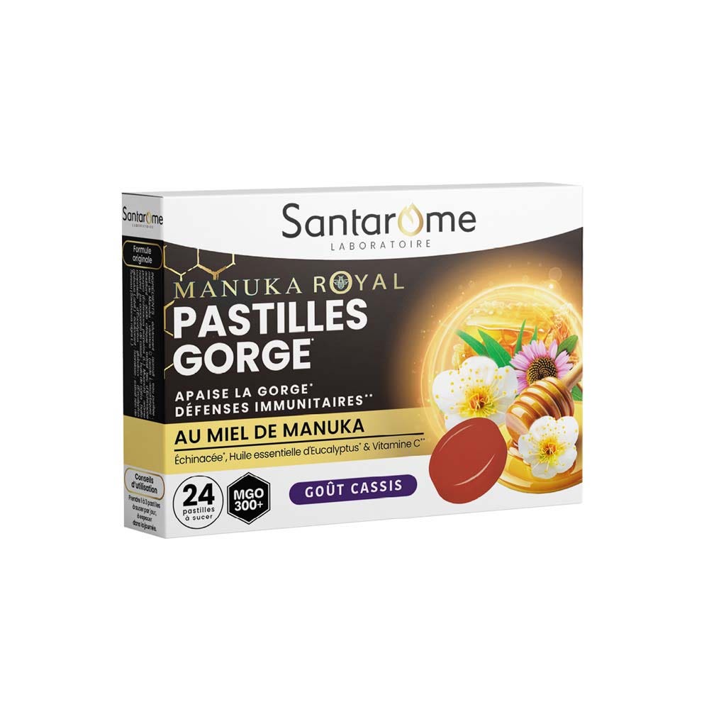 Santarome Manuka Royal Pastiglie gola al miele di Manuka 2 x 24 unità