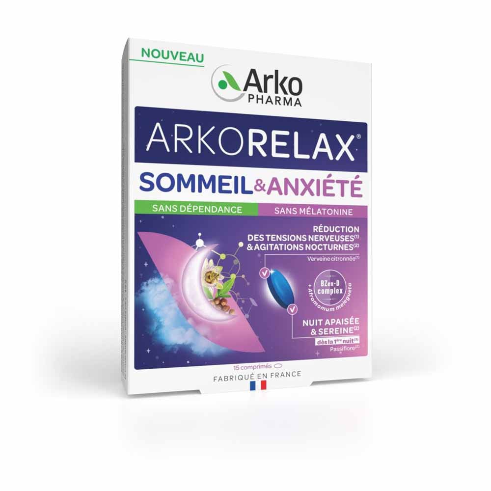 Arkopharma Arkorelax Sonno e ansia 15 compresse