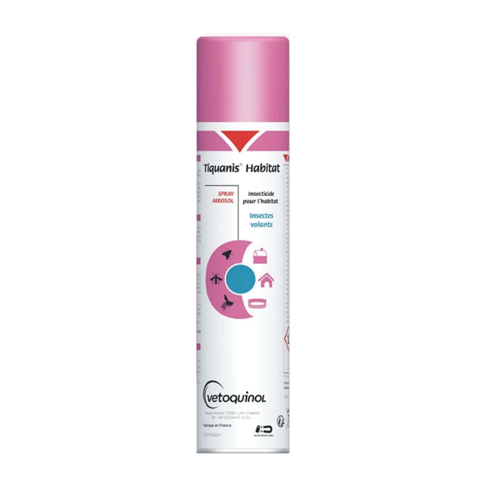 Vetoquinol Tiquanis Spray insetticida per ambienti per insetti volanti 300 ml