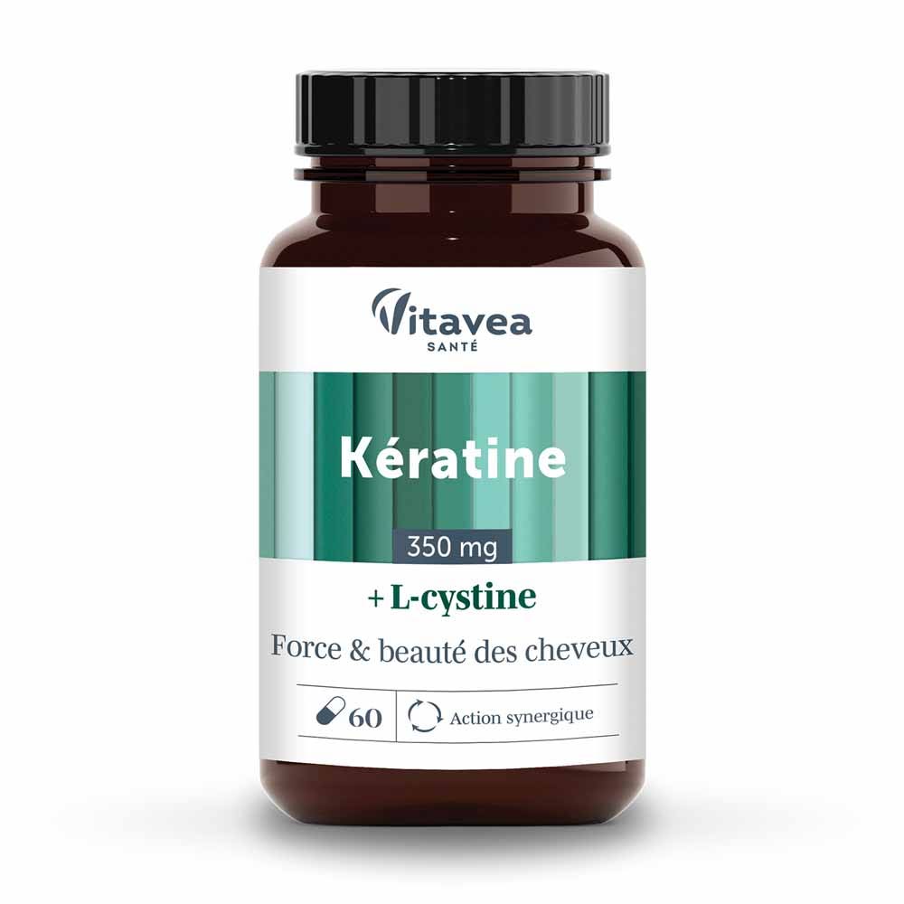 Vitavea Santé Cheratina + L-cistina Forza e bellezza dei Capelli 60 capsule