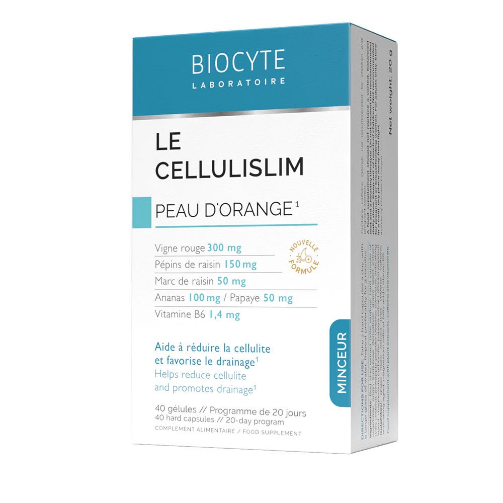 Biocyte Snellente Peau d'arancia anti-cellulite 40 capsule