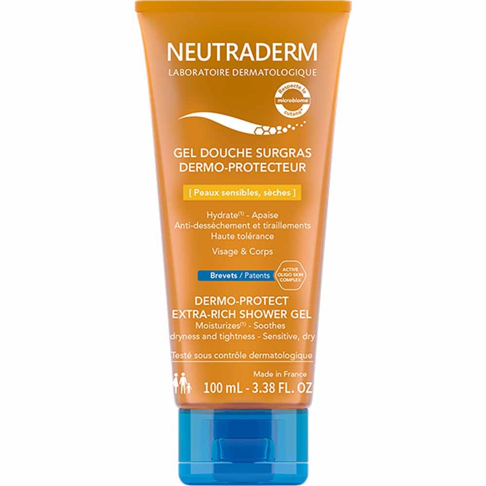 Neutraderm Surgras Dermo Gel protettivo per la doccia Pelle secca 100ml