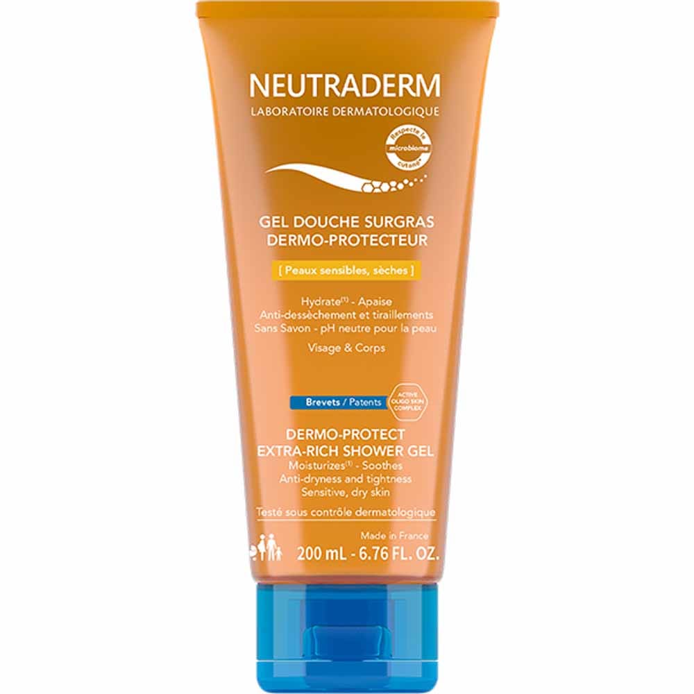 Neutraderm Surgras Dermo Gel protettivo per la doccia Pelle secca 200 ml