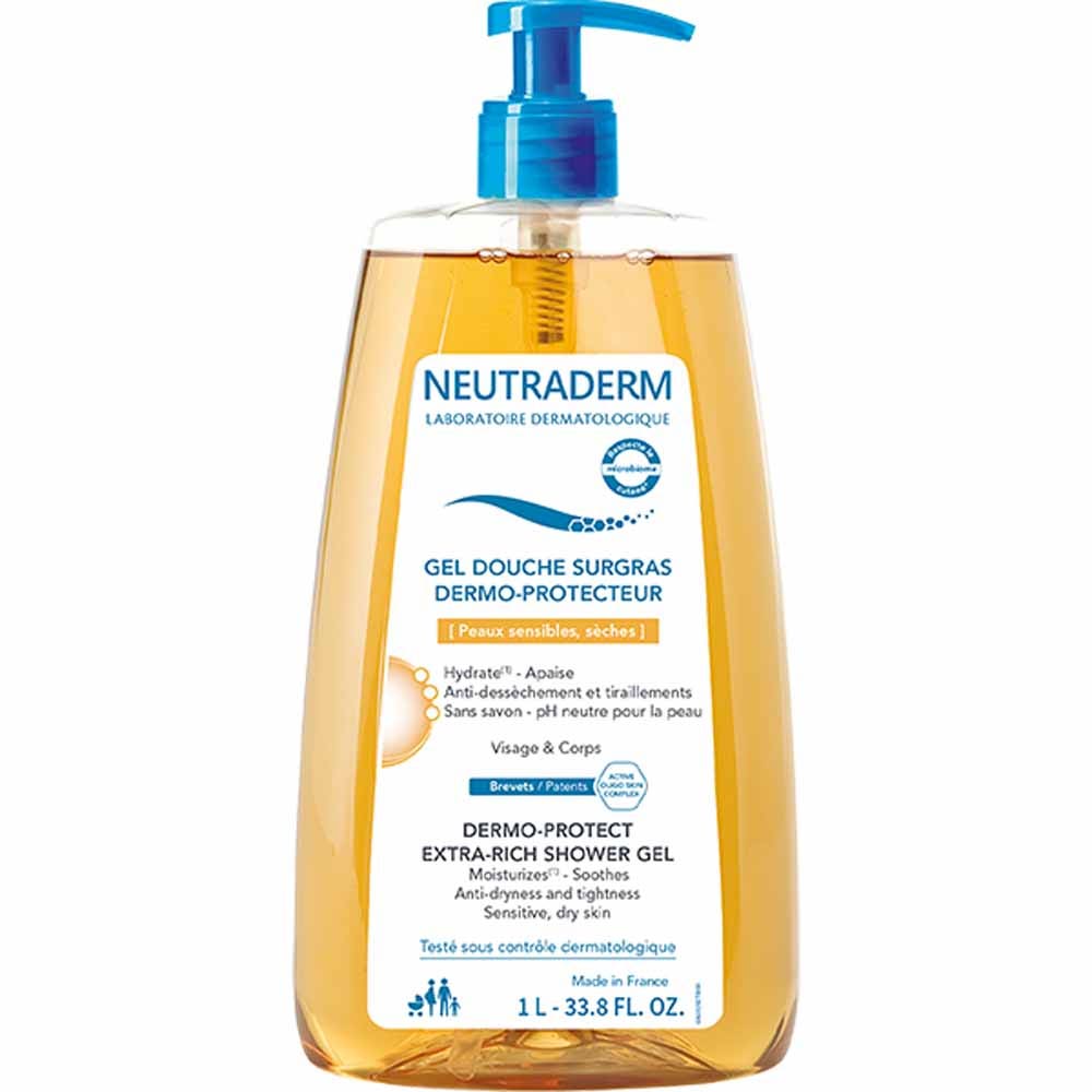 Neutraderm Gel doccia nutriente dermo-protettivo Pelle secca 1l