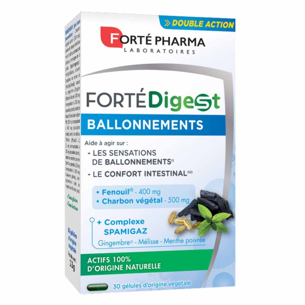 Forté Pharma Forté Digest Gonfiore carbone e piante 30 capsule