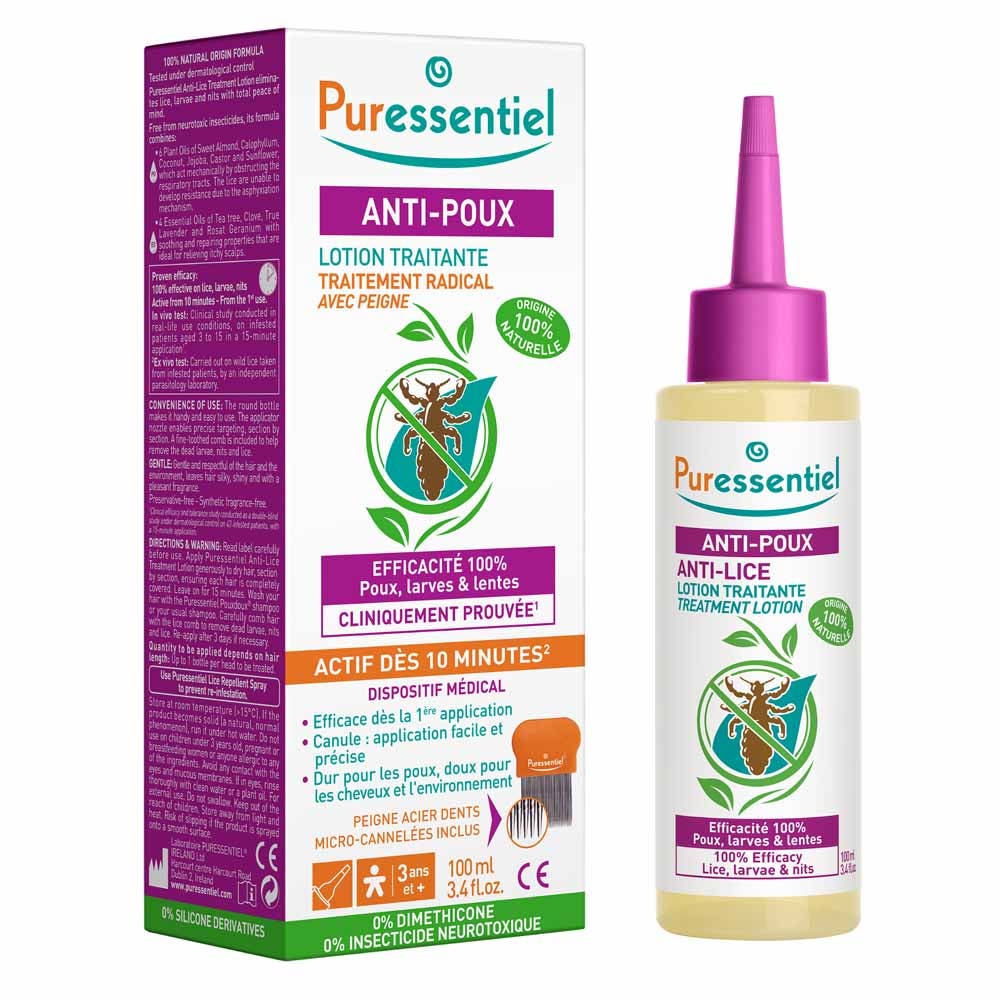Puressentiel Anti-pidocchi Lozione Anti-Pidocchi + Pettine 100ml