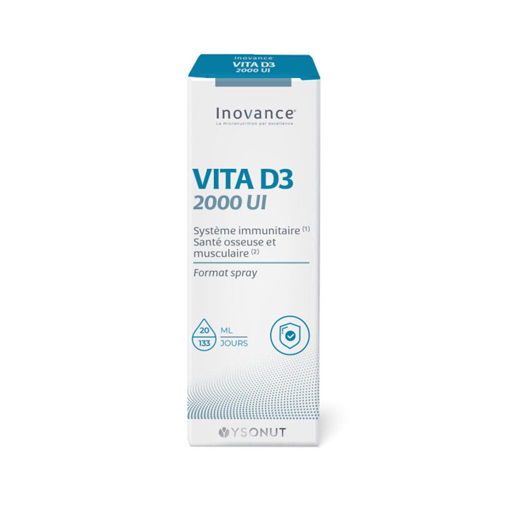 Inovance Spray Vitis D3 Vegetale UI-2000 20ml