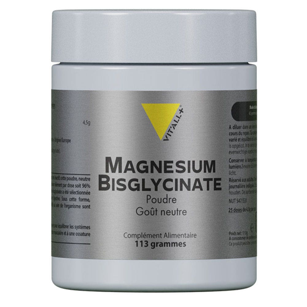 Vit'All+ magnesio bisglicinato in polvere 113 g