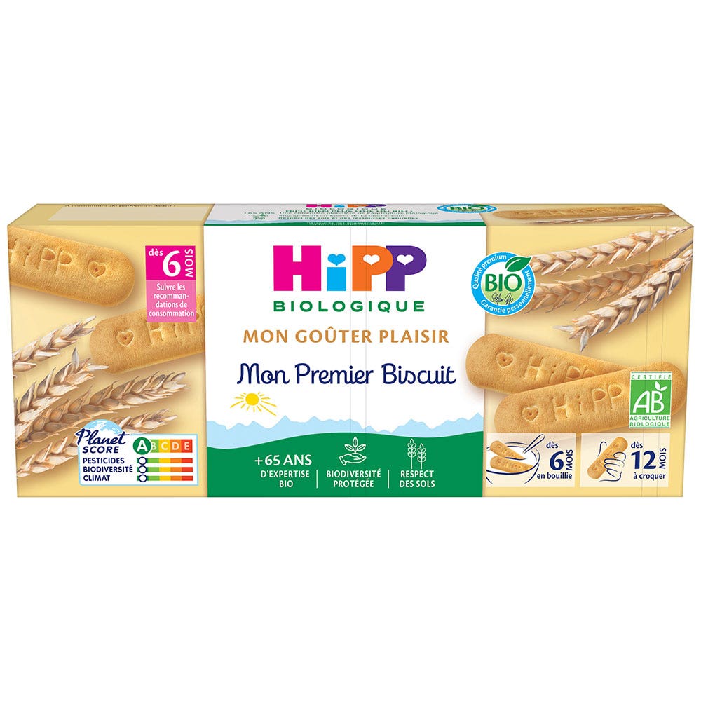 Hipp Primi biscotti bio per la mia merenda di piacere a partire dai 6 mesi 180 g