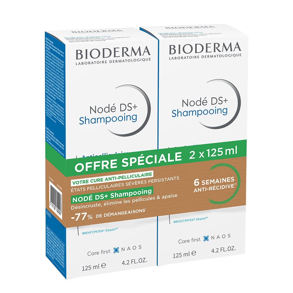 Bioderma Nodé DS+ Shampoo antiforfora DS+ 2x125ml