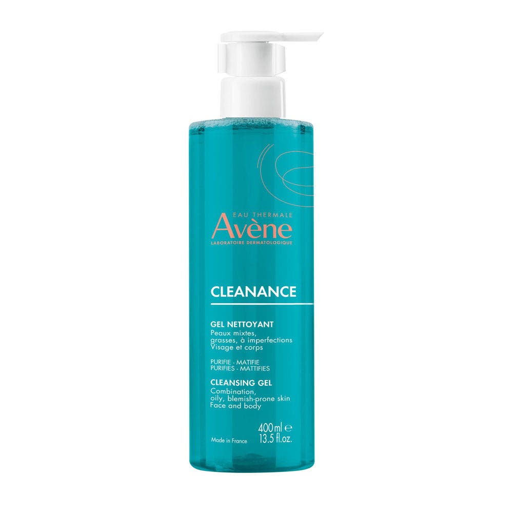 Avène Cleanance Gel detergente viso e corpo per pelli grasse a imperfezioni 400 ml