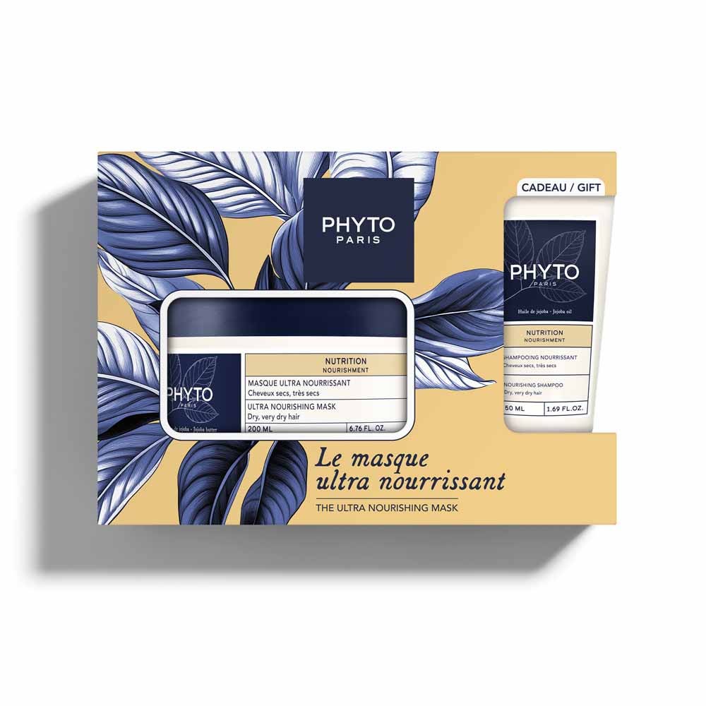 Phyto Paris Nutrition Maschera Ultra Nutriente + Shampoo Nutriente Cofanetto 200ml