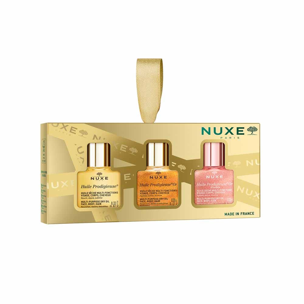 Nuxe Huile Prodigieuse Cofanetto Natale i 3 prodigiosi