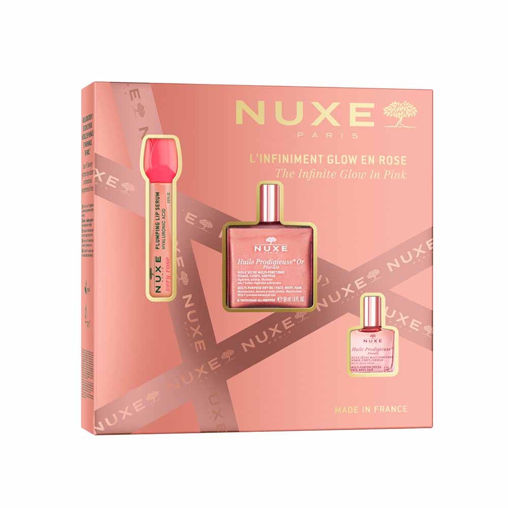 Nuxe Huile Prodigieuse Cofanetto Natale the infnite glow in pink 68 ml