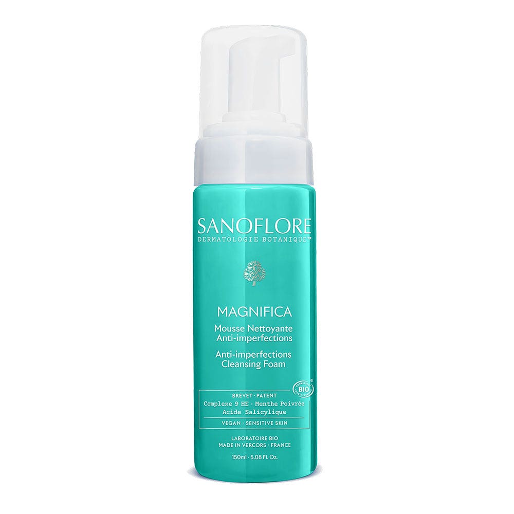 Sanoflore Magnifica Mousse detergente viso anti-imperfezioni 150 ml