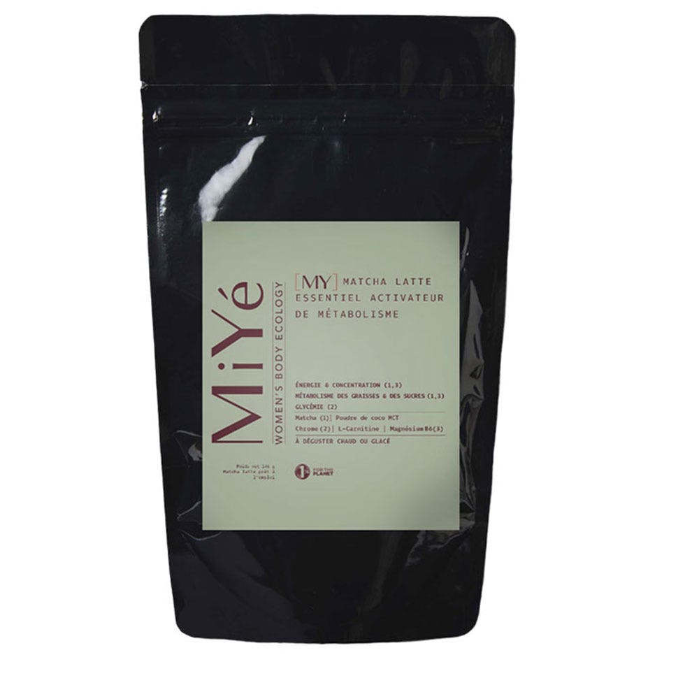 Miyé Matcha Latte essenziale attivatore del metabolismo 146 g