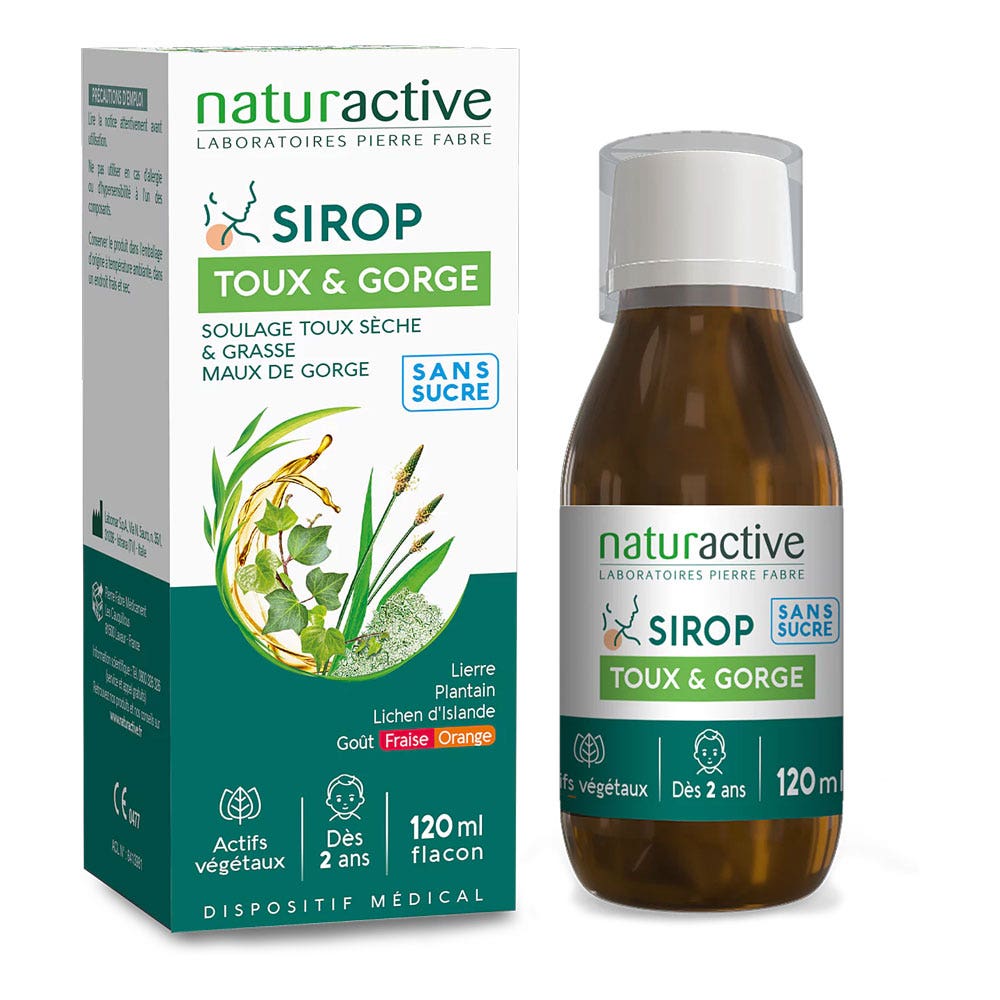 Naturactive Sciroppo per tosse e gola 120 ml