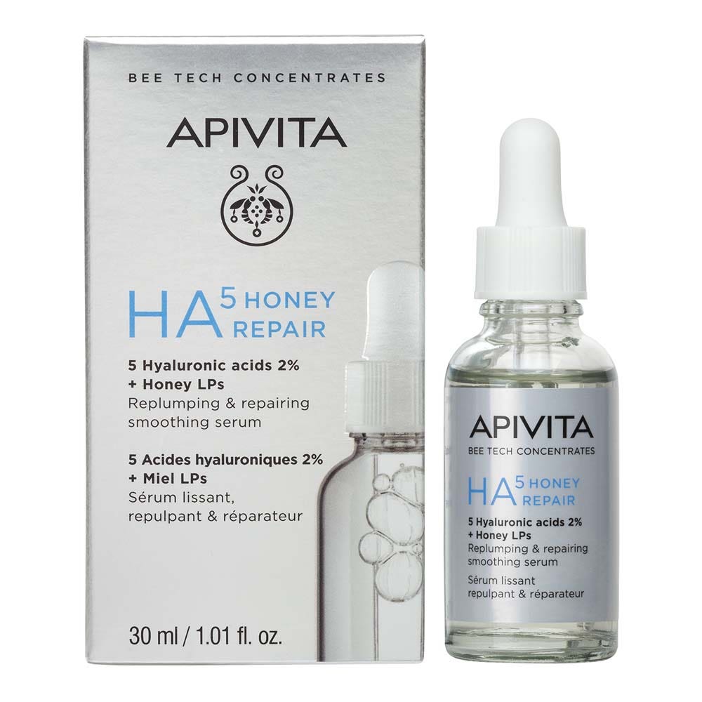 Apivita Bee Tech Concentrates Siero Riparatore Lisciante e Riparatore al Miele H5 30ml