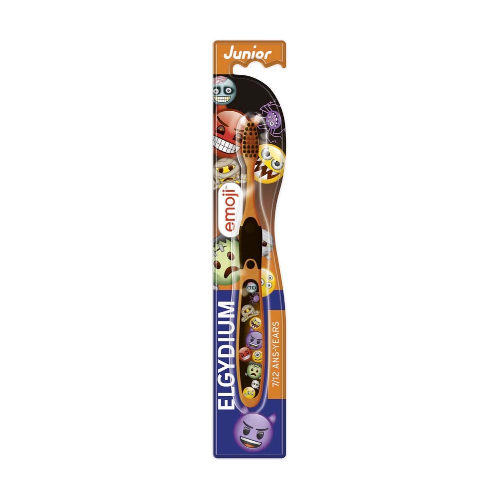 Elgydium Spazzolino Emoji Monster Junior in edizione limitata 7/12 anni