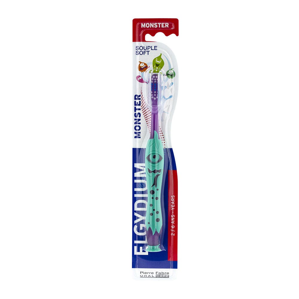 Elgydium Bambini Brosse A Dents Monster 2-6 Ans