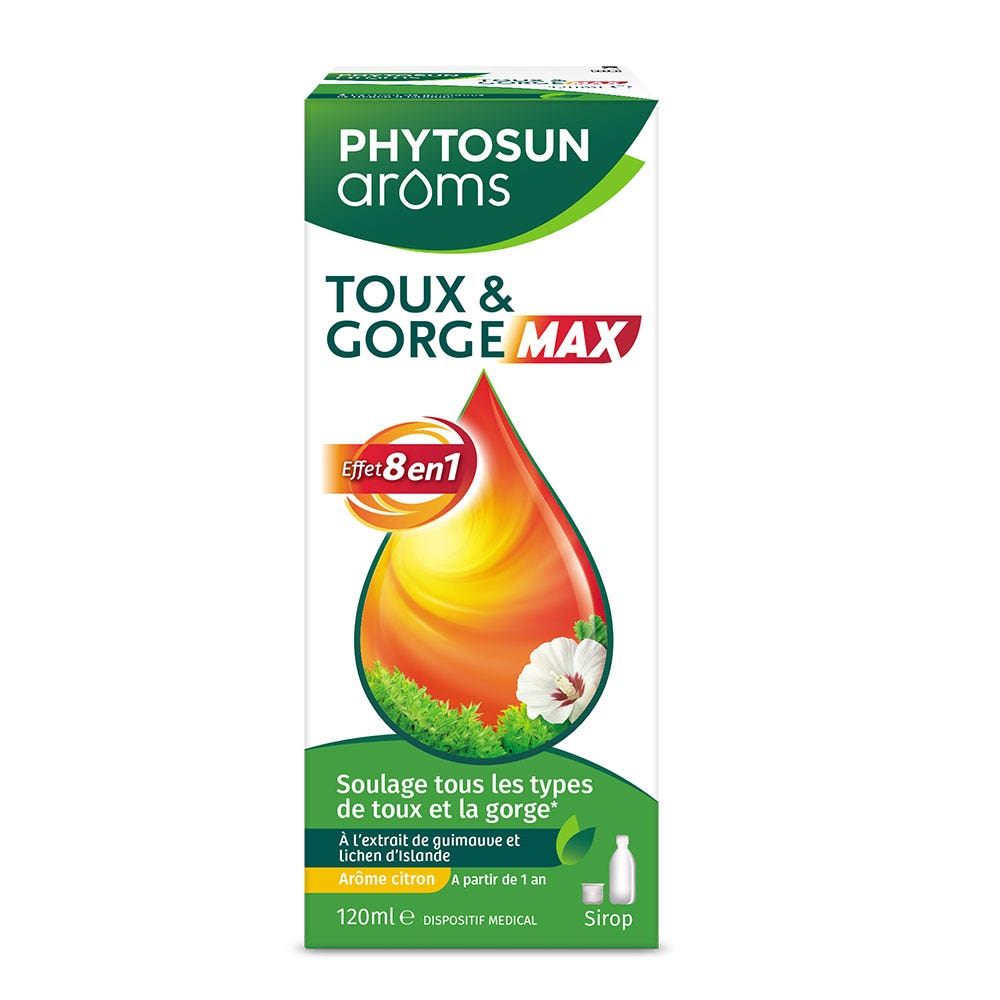 Phytosun Aroms Sciroppo tosse e gola azione 8 in 1 120 ml