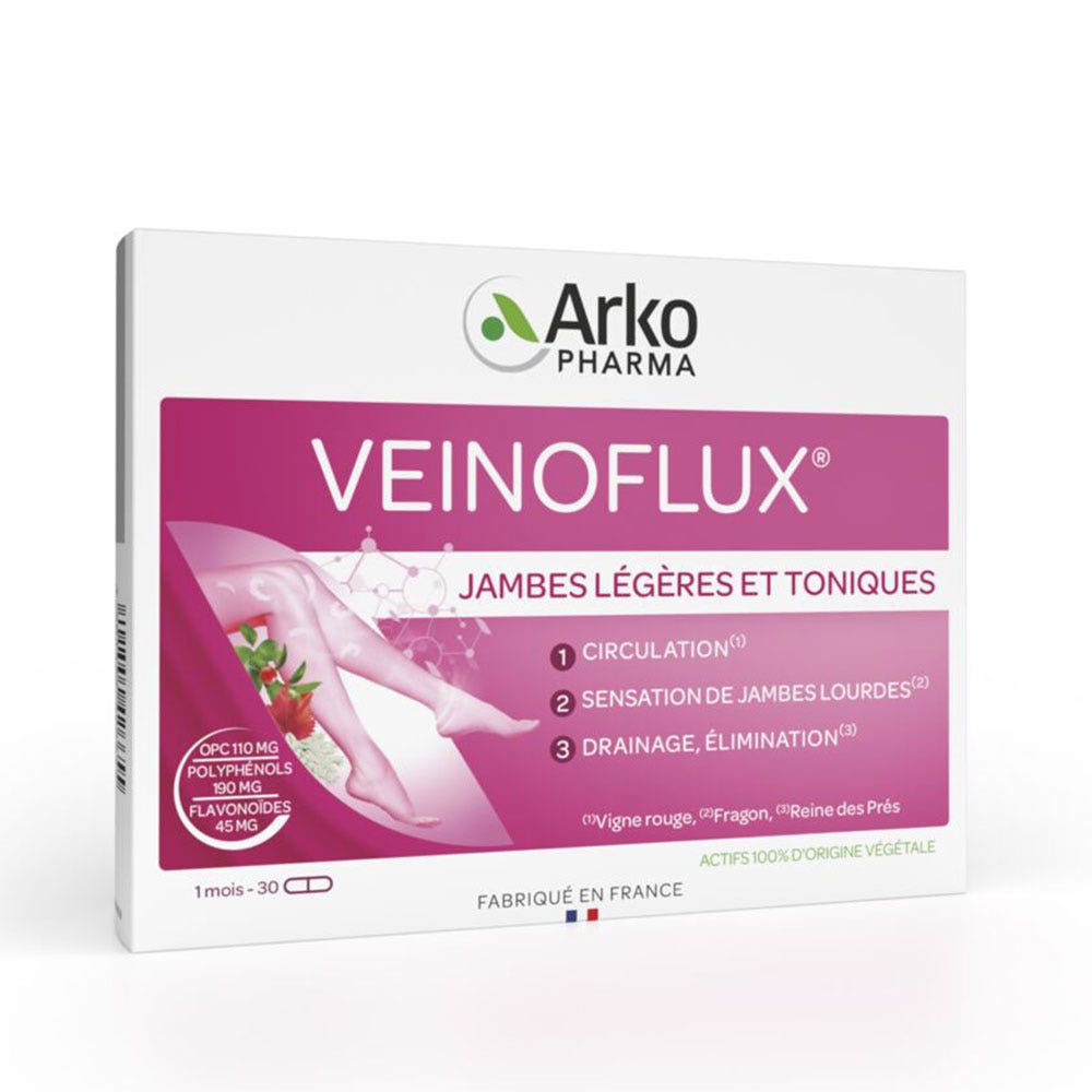 Arkopharma Veinoflux Jambes leggere e toniche 30 capsule