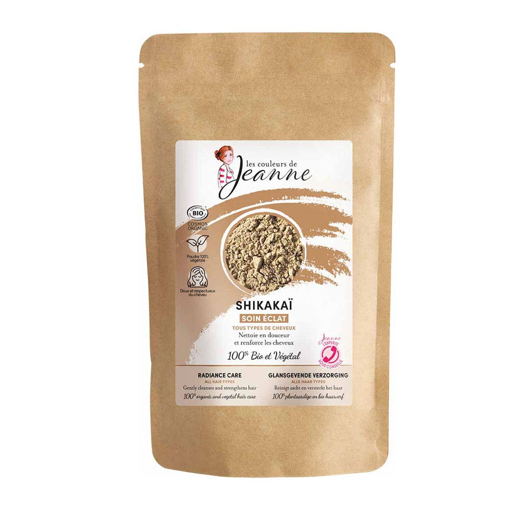 Les couleurs de Jeanne Trattamento di luminosità Bio Shikakaï Pour tous i tipi di capelli 100g