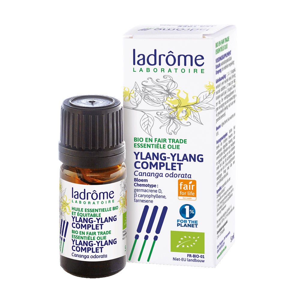 Ladrôme Cera di Ylang-Ylang Olio Essenziale Completo Fiore 5ml