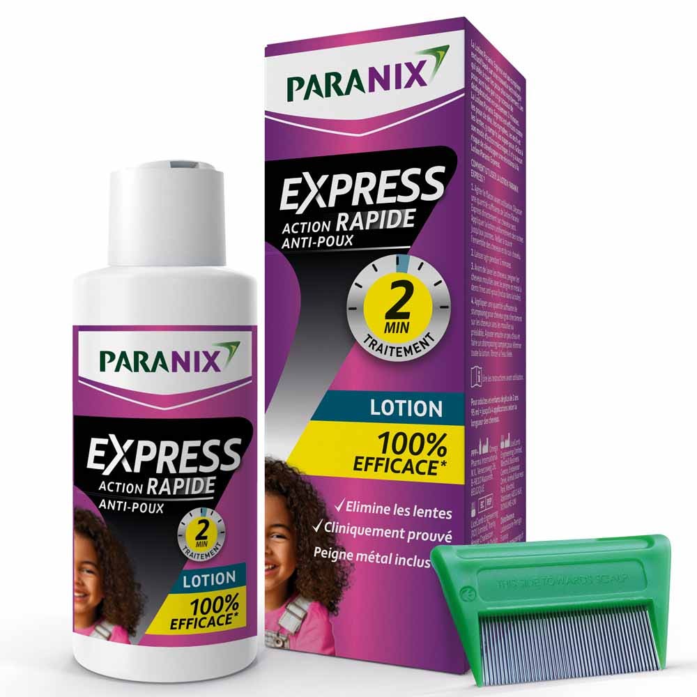 Paranix Extra Fort Lozione Anti-pidocchi e Lendini 200ml + pettine in metallo incluso