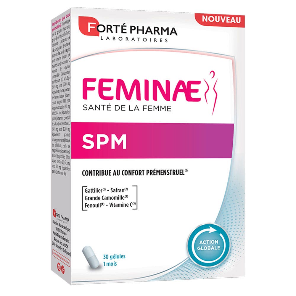 Forté Pharma Feminae La sindrome premestruale contribuisce al benessere premestruale 30 compresse