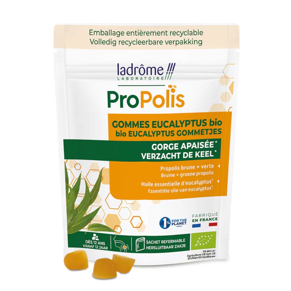 Ladrôme Propolis Caramelle gommose eucalipto bio 45 g