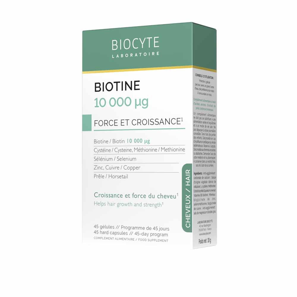 Biocyte Capelli Biotina 10 000 µg Trattamenti per Capelli 45 capsule