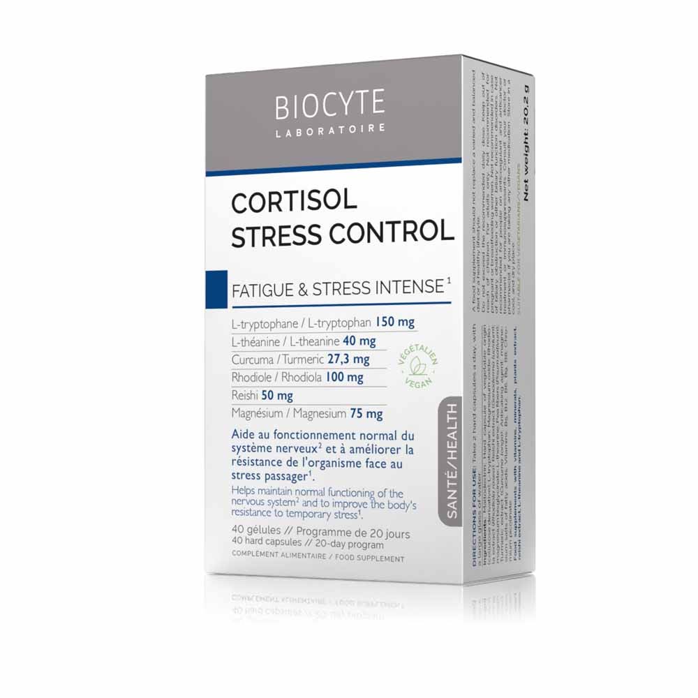 Biocyte Salute Cortisolo Controllo dello stress Stanchezza Stress intenso 40 capsule