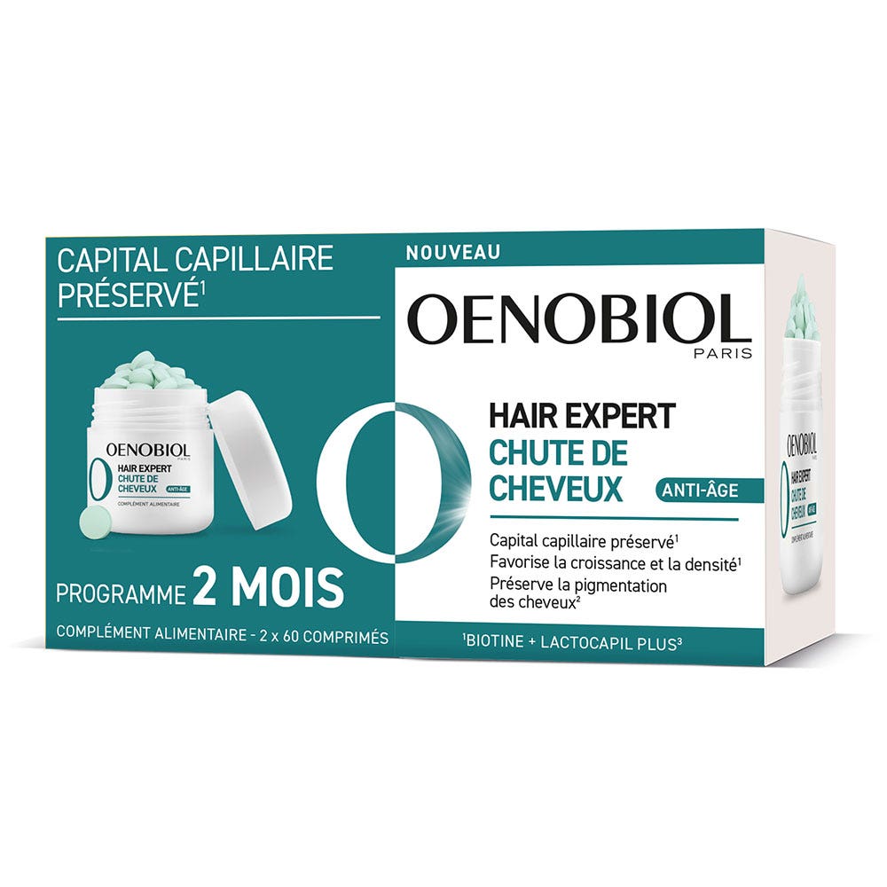 Oenobiol Hair Expert Anti-età dei Capelli 2x60 compresse