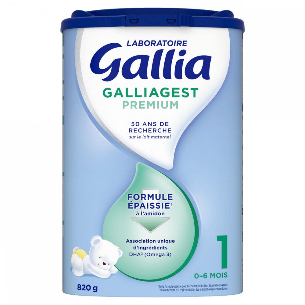 Gallia Galliagest Latte in polvere 2 Premium formula addensata a partire da 0 mesi 800 g