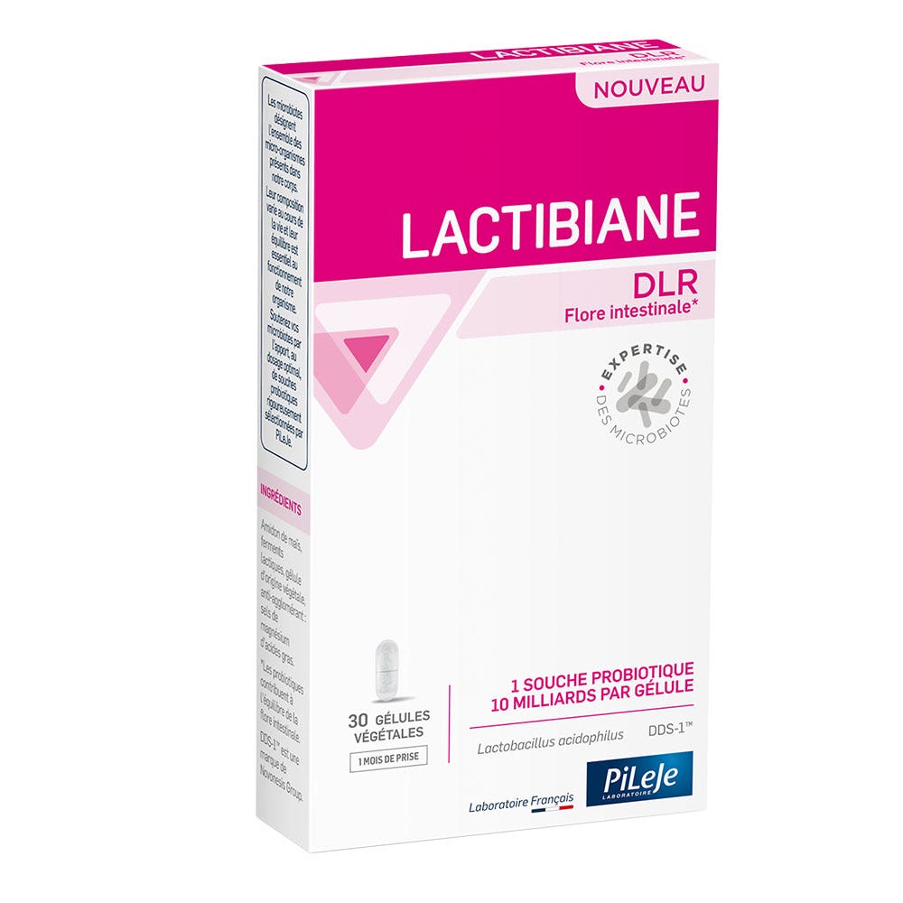 Pileje Lactibiane Flora intestinale DLR 30 capsule