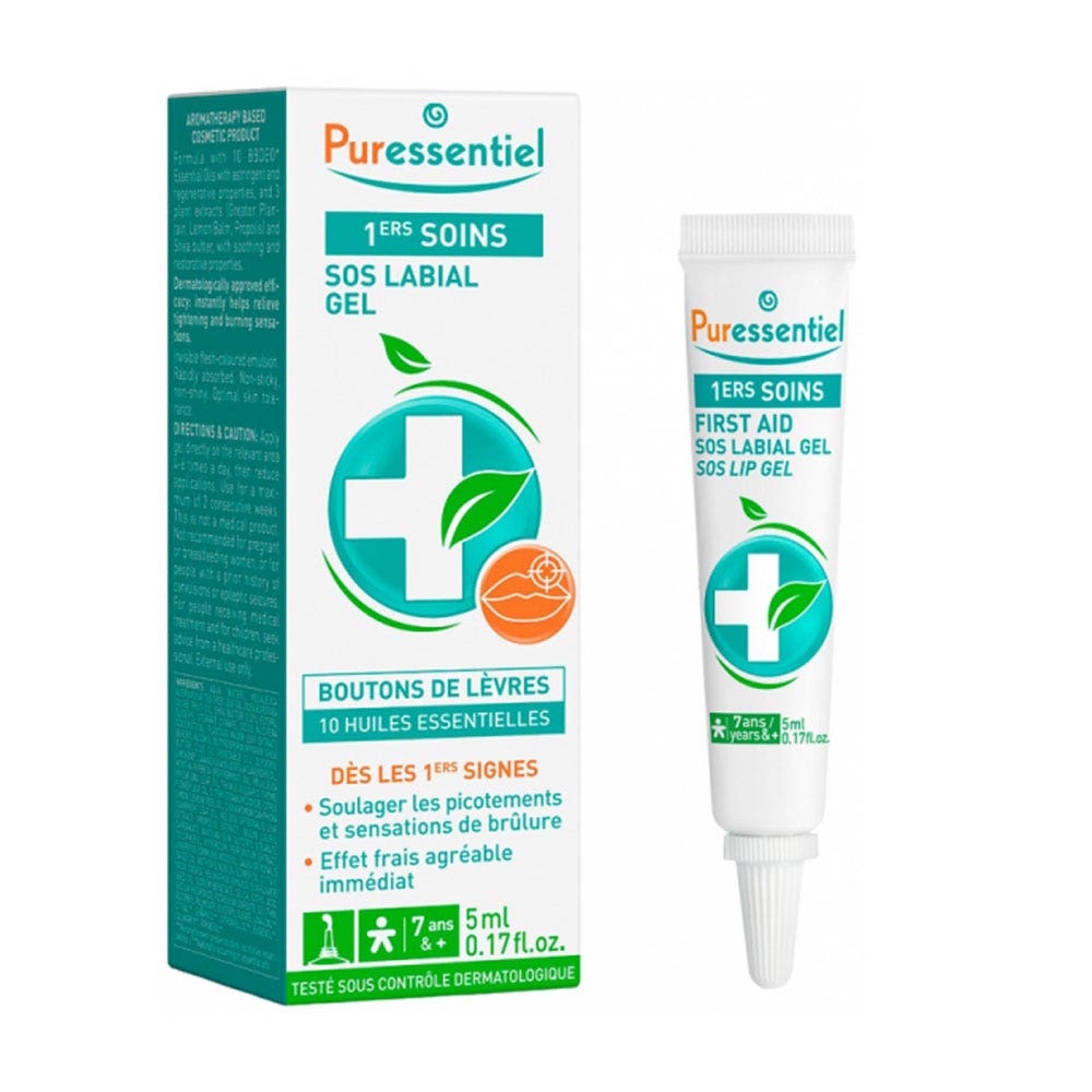 Puressentiel Cura della pelle Gel SOS labbra 10 5 ml