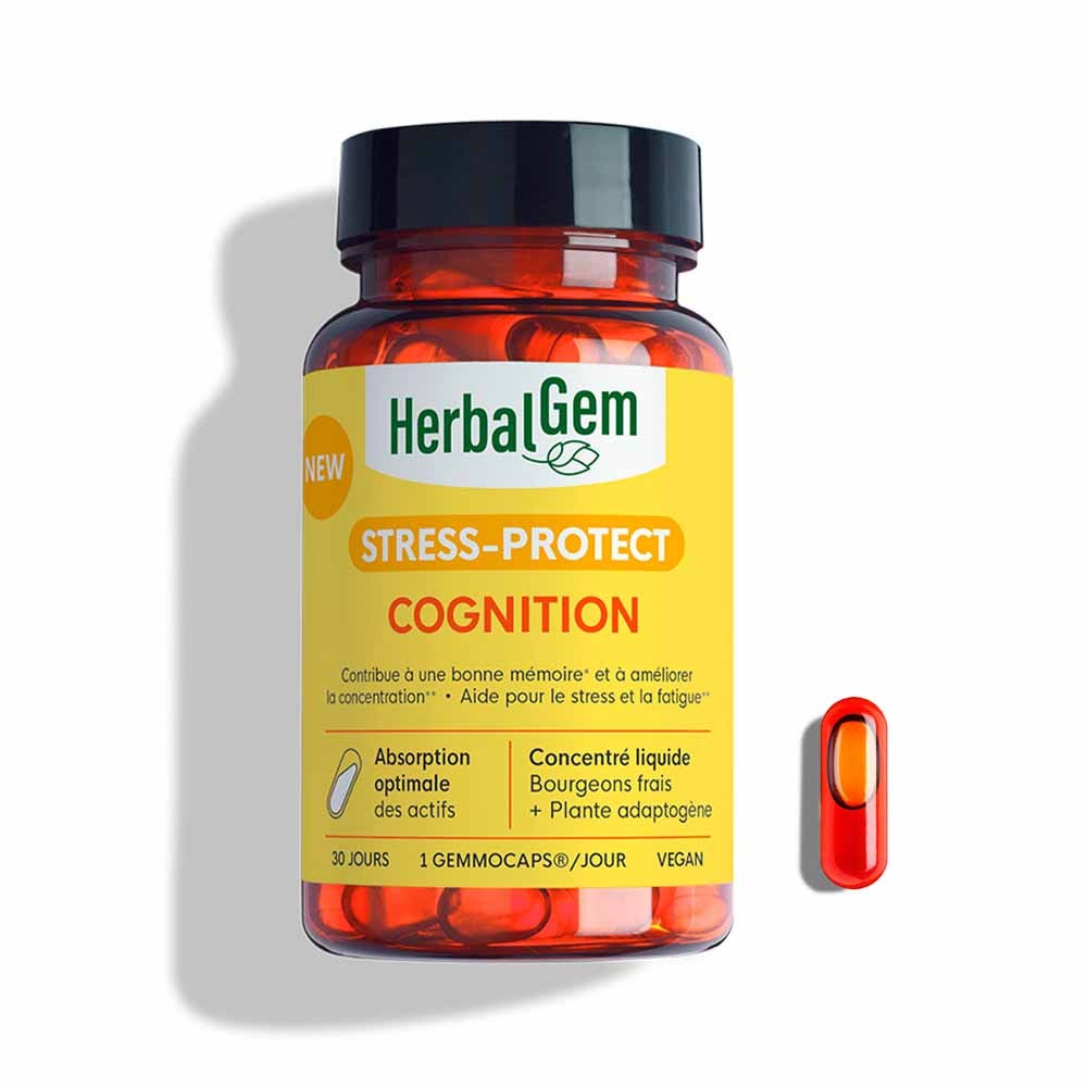 Herbalgem Gemmocaps Stress-Protect per la funzione cognitiva 30 capsule