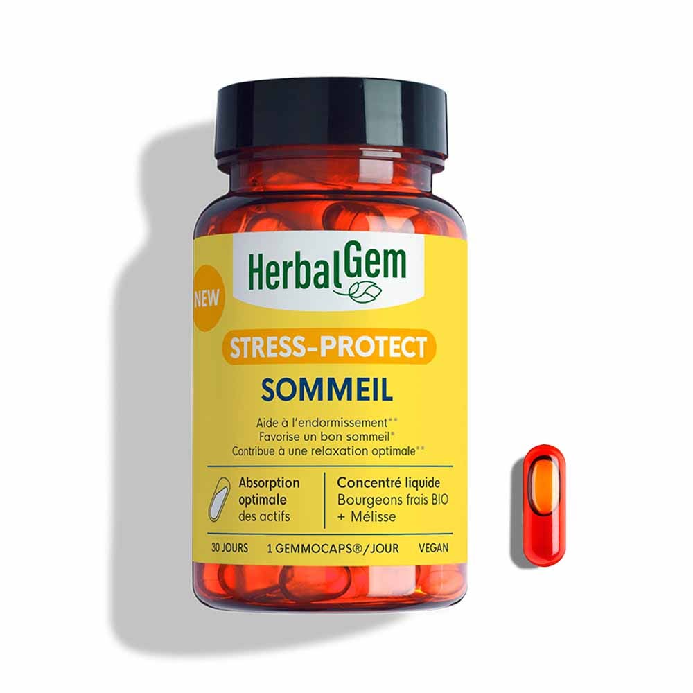Herbalgem Gemmocaps Proteggere il Sonno dallo stress Aiuta ad addormentarsi e a dormire bene a Sonno 30 capsule