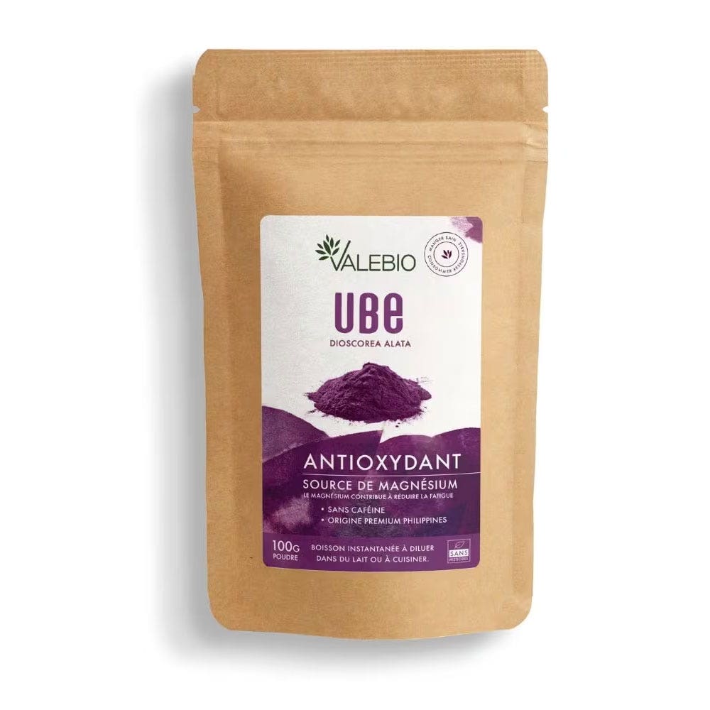 Valebio Polvere di igname di Ube Violetta 100g