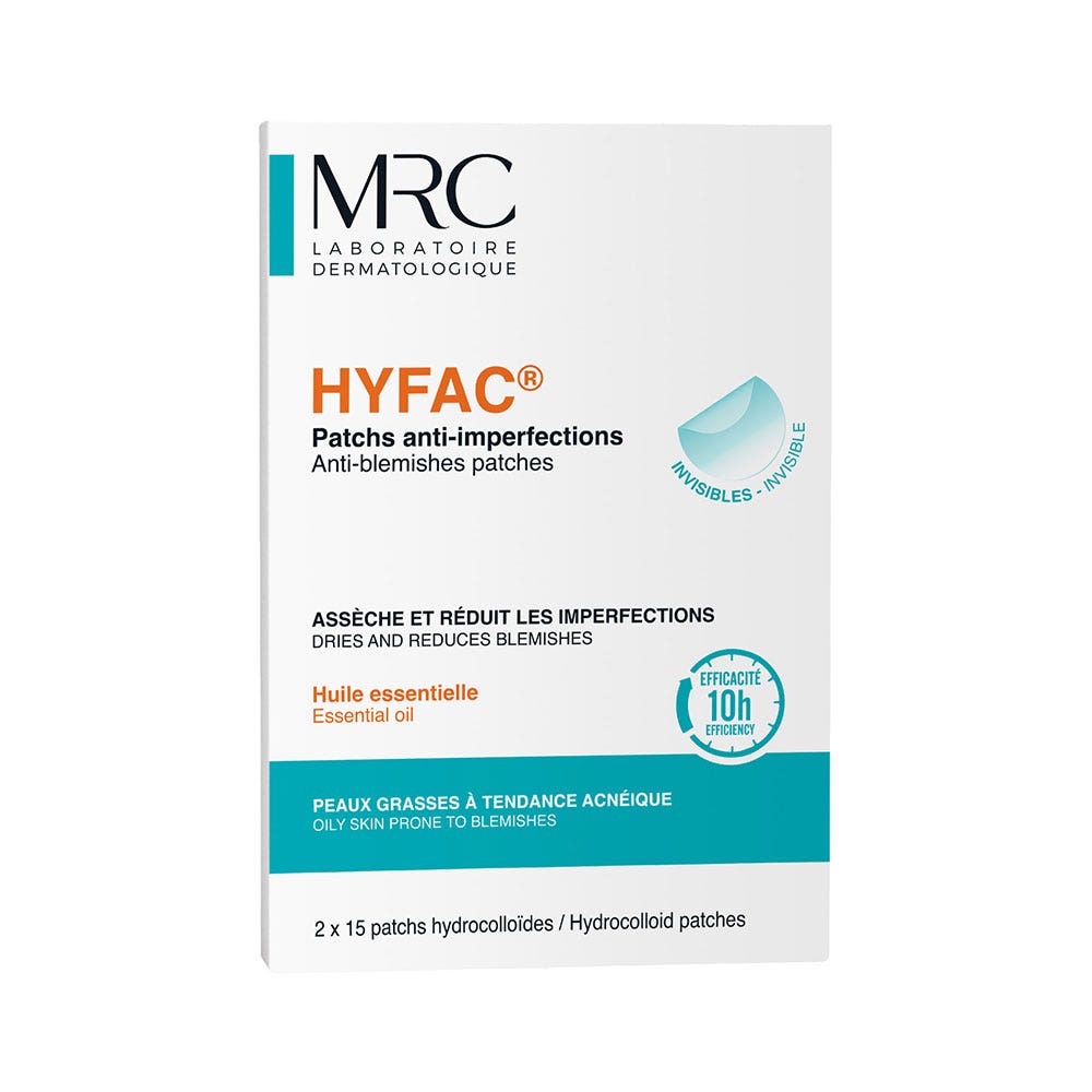 Hyfac Patch anti-imperfezioni 2 x 15 cerotti idrocolloidi