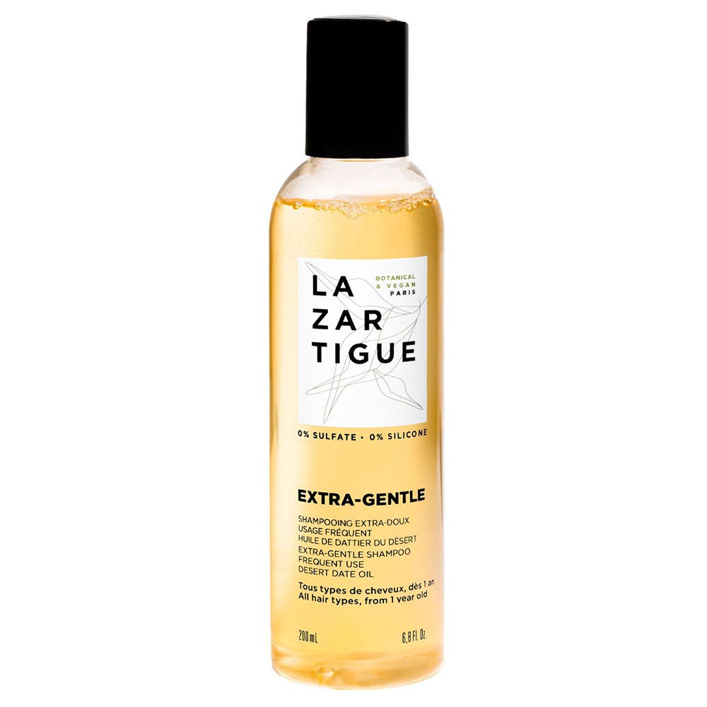Lazartigue Extra Gentle Shampoo extra delicato uso frequente per tutti i tipi di capelli 200 ml