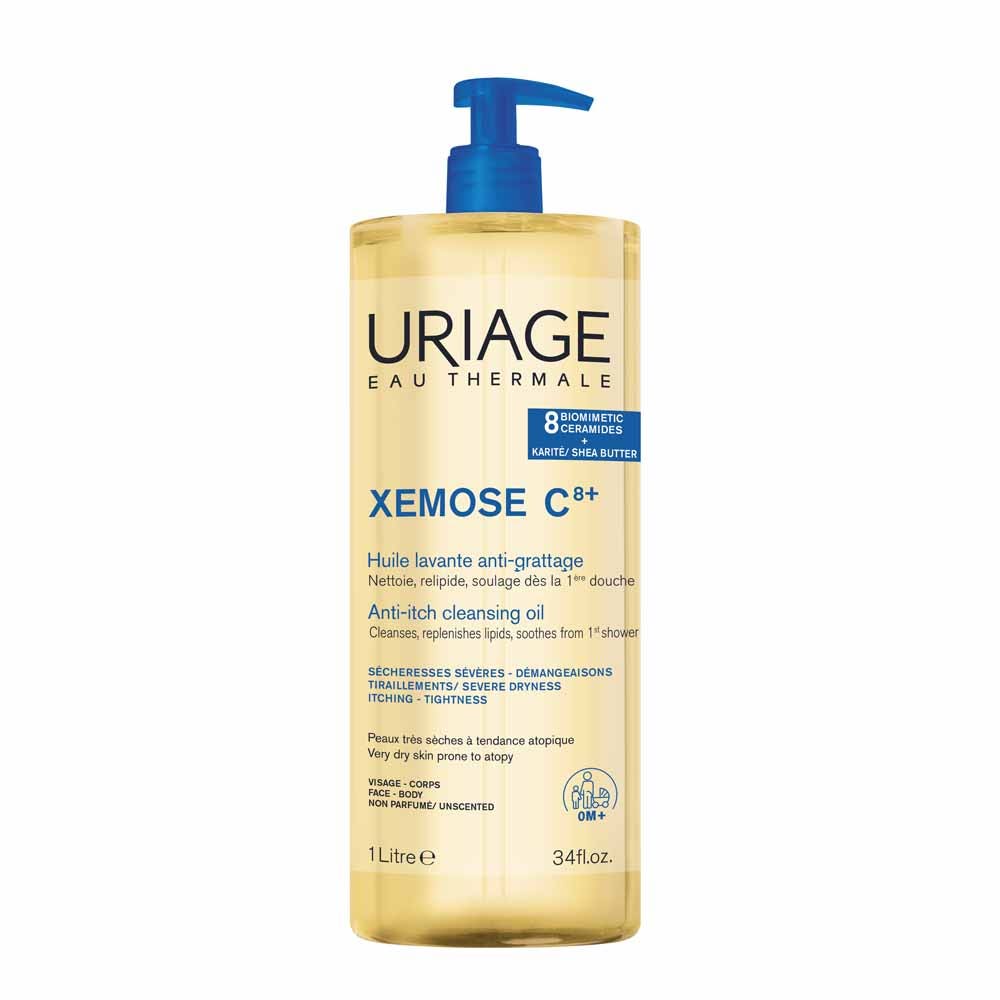 Uriage Xémose C8+ Olio detergente lenitivo e pelle molto secca e atopica 1 l