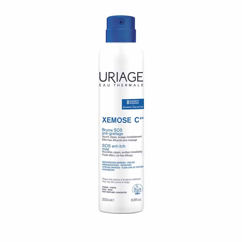 Uriage Xémose C8+ Spray lenitivo antiprurito e pelle atopica molto secca 200 ml